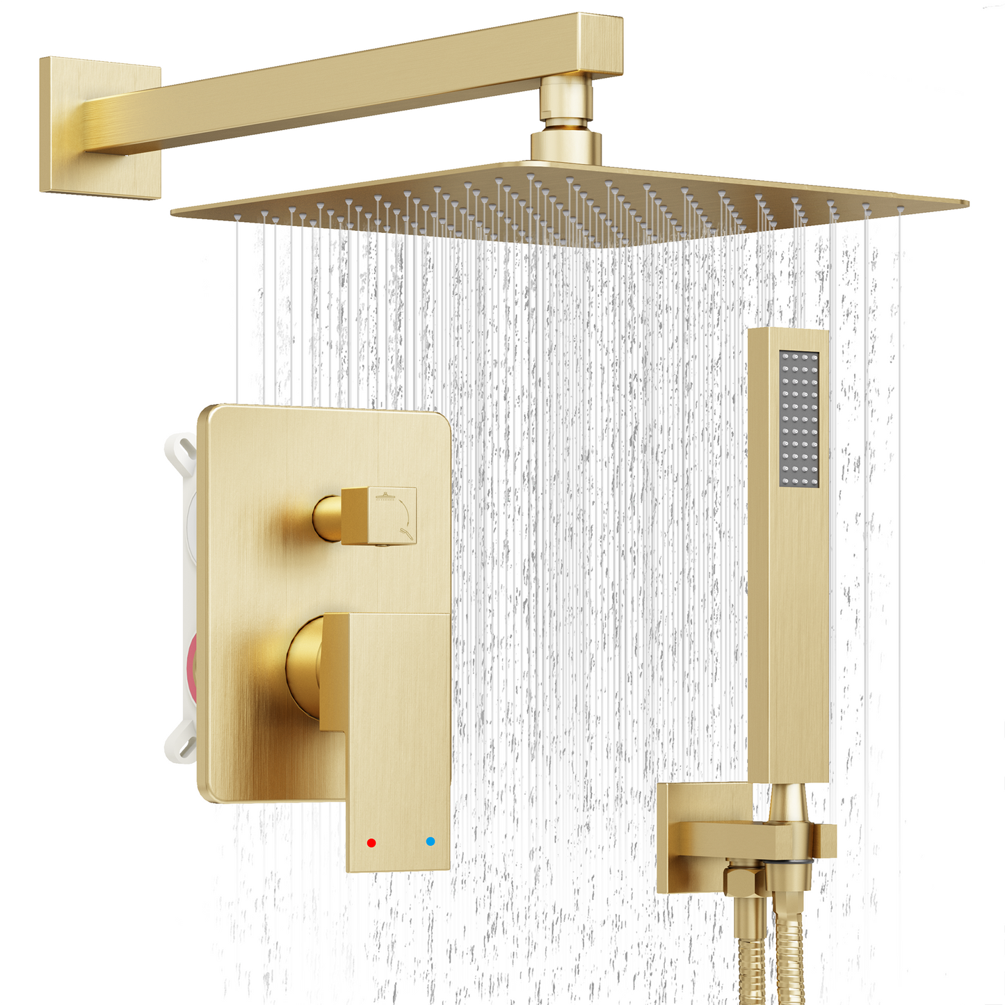 Golden factory shower system